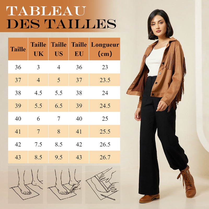 Bottes en cuir zippées pour femmes