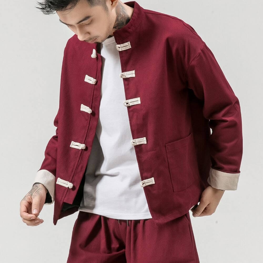Aiko - Veste de mi-saison Essentielle Bordeaux S Sans pantalon