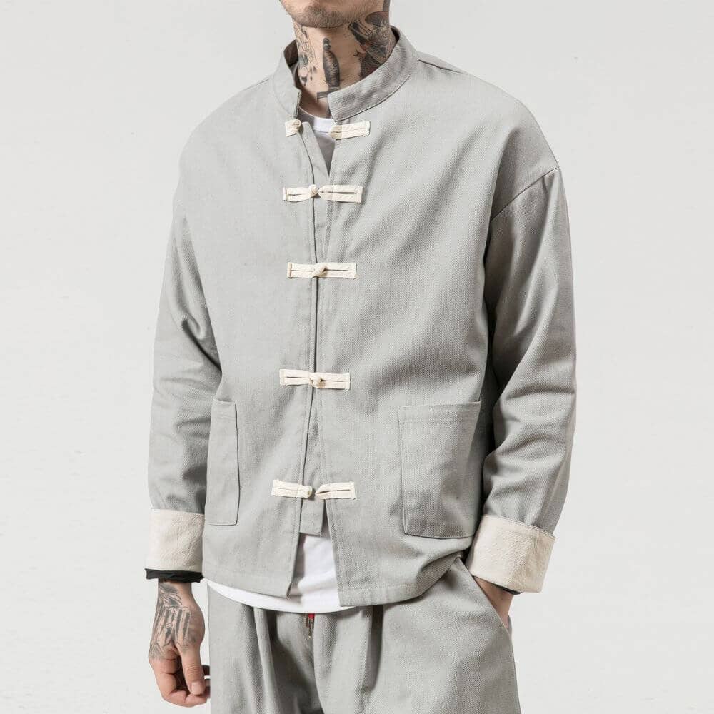 Aiko - Veste de mi-saison Essentielle Gris S Sans pantalon
