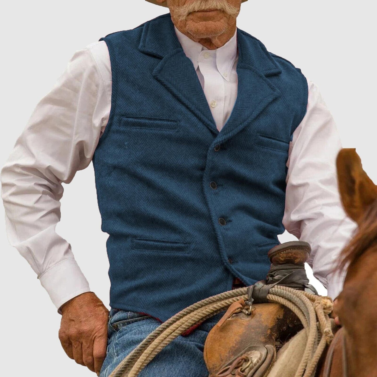 Arthur | Gilet classique Essentielle Bleu S