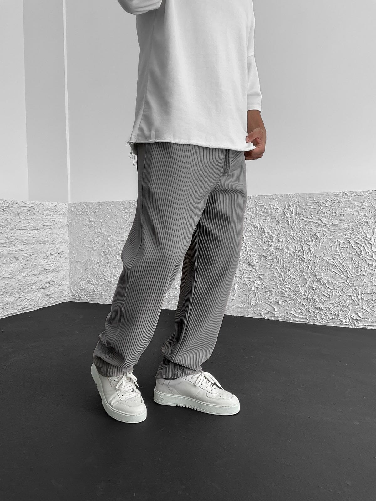 François - Pantalons en Spandex Côtelé Confort Essentielle