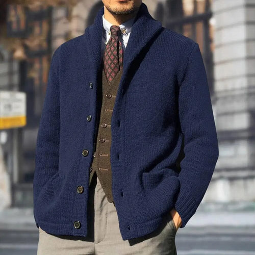 John | Cardigan chic Essentielle Bleu S