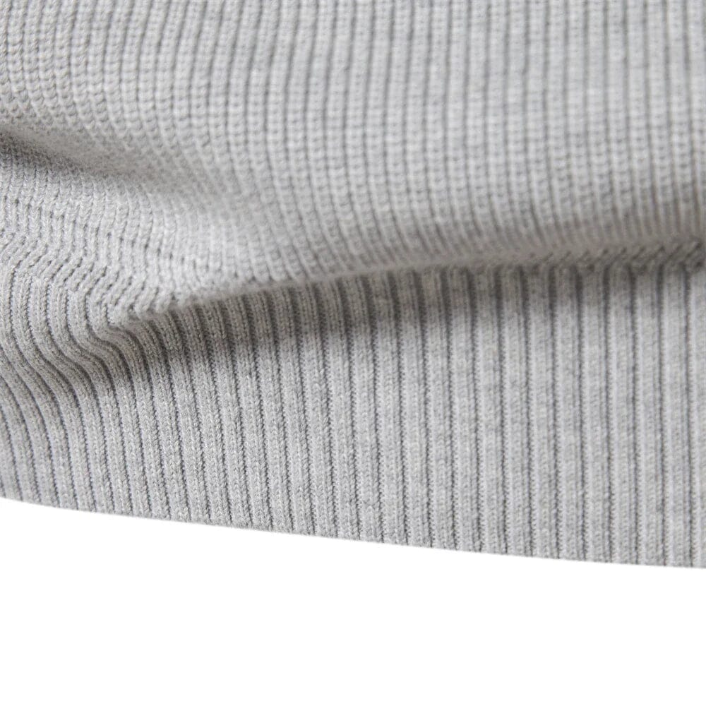 Leander - Pull demi-zip doublé Essentielle