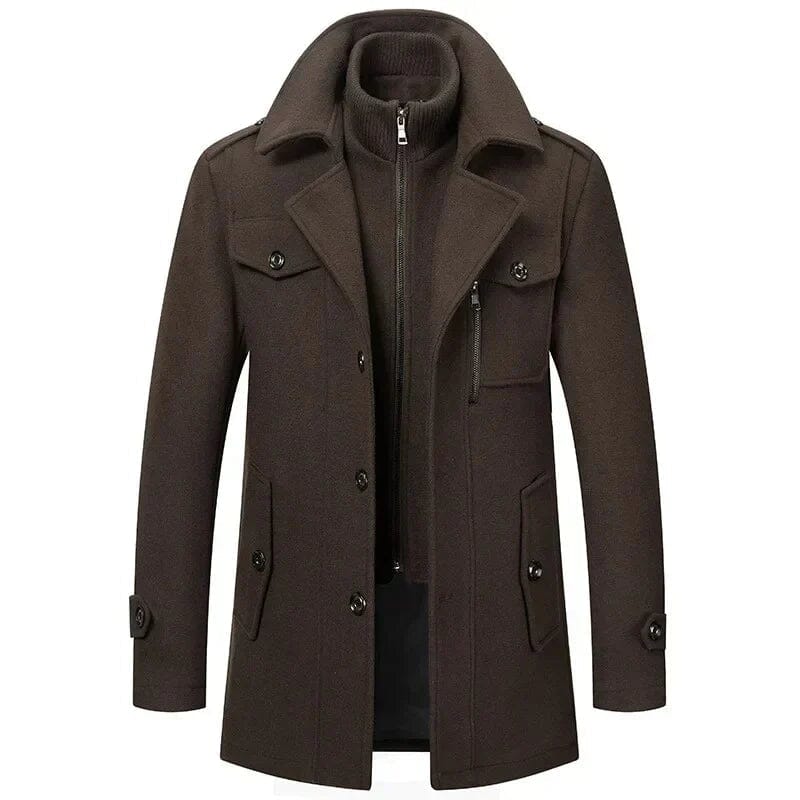 Peaky Blinders | Manteau deux pièces Women fashion Essentielle Marron foncé XS