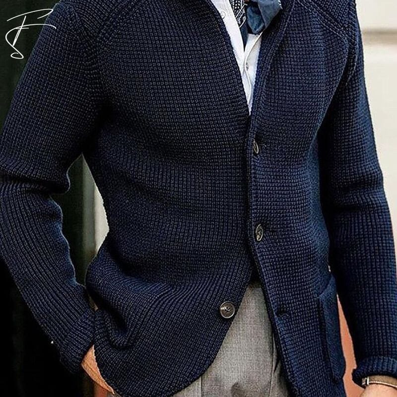 Raul | Gilet noué élégant Essentielle Bleu S