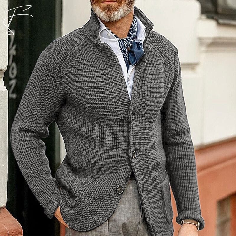 Raul | Gilet noué élégant Essentielle Gris S