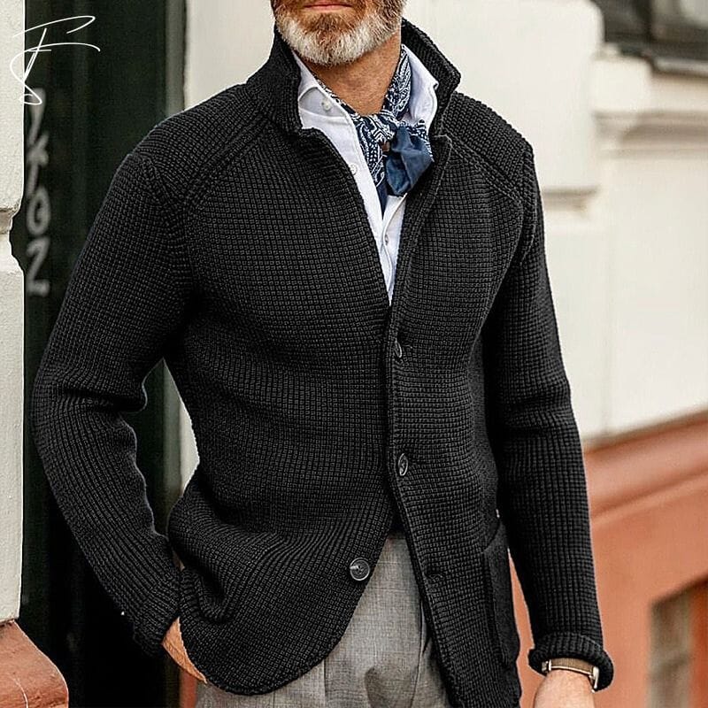 Raul | Gilet noué élégant Essentielle Noir S