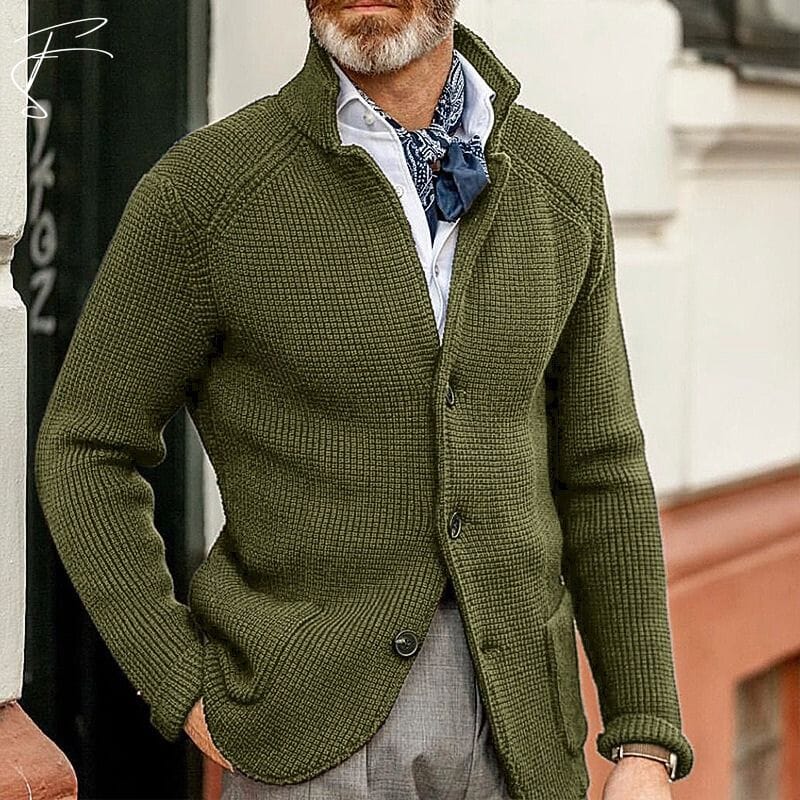 Raul | Gilet noué élégant Essentielle Vert S