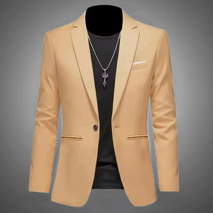 Élégance Instantanée – Veste Blazer Slim Fit Sans Repassage pour Hommes Raffinés