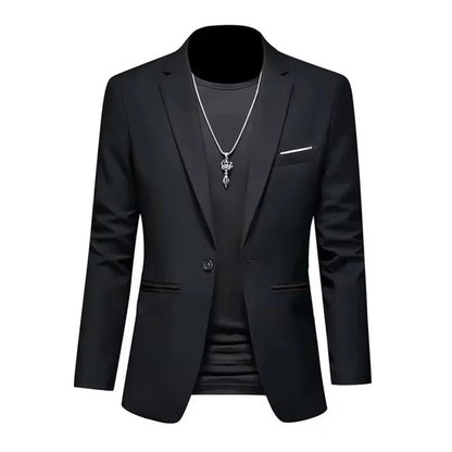 Élégance Instantanée – Veste Blazer Slim Fit Sans Repassage pour Hommes Raffinés