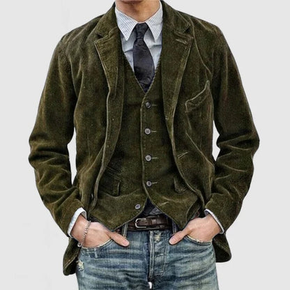Adam | Blazer et cardigan vintage Jacket Essentielle Vert S 