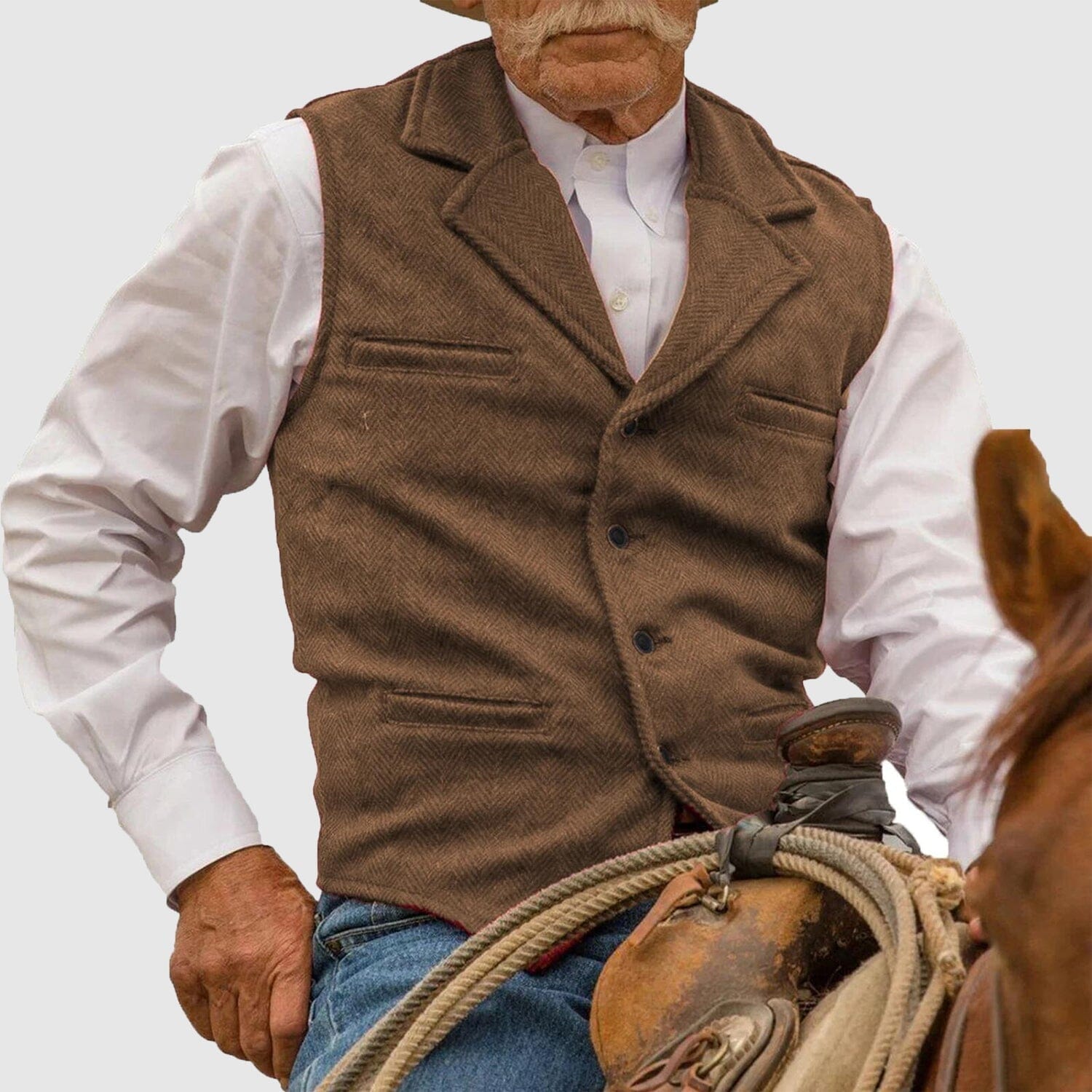 Arthur | Gilet classique Essentielle Kaki S 