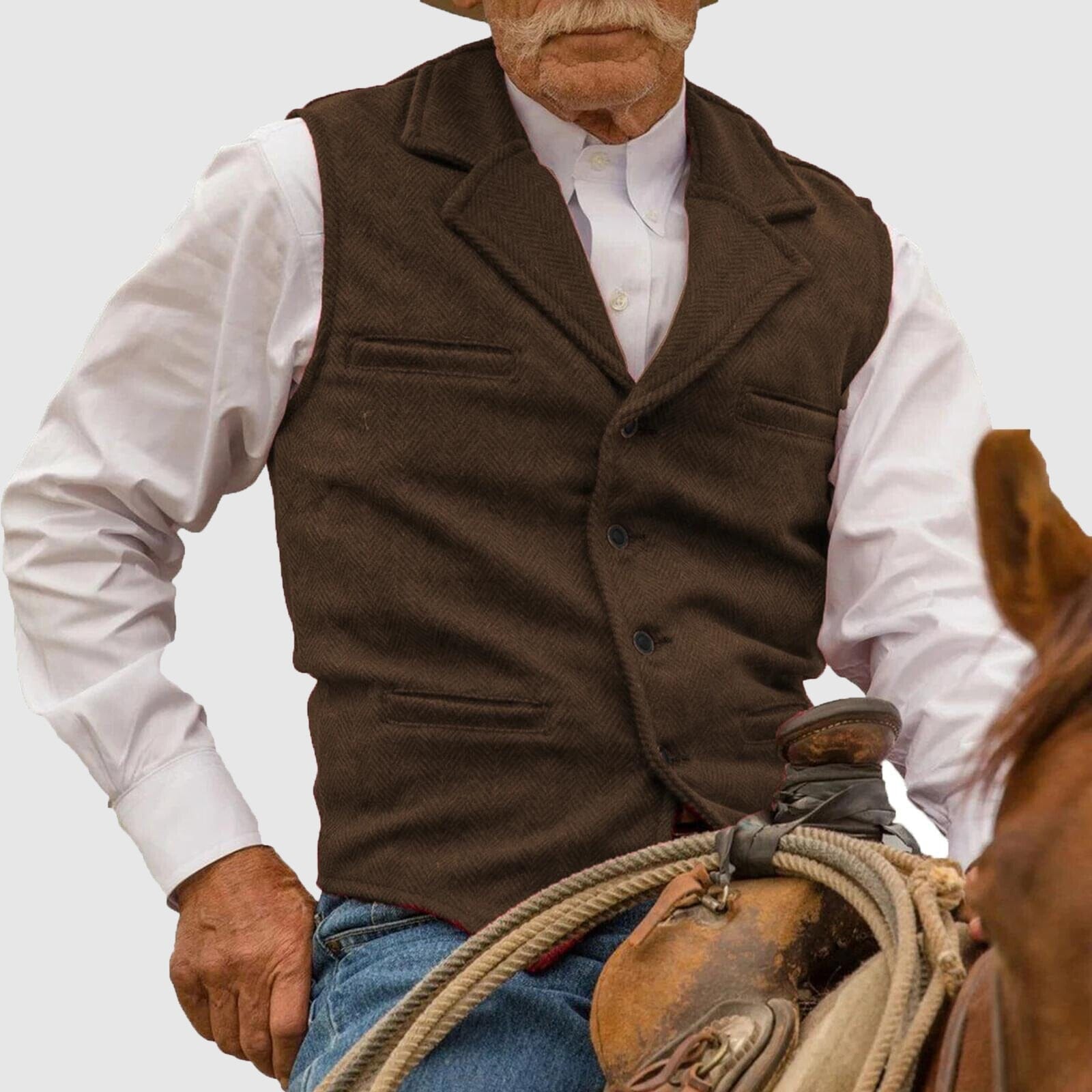 Arthur | Gilet classique Essentielle Marron S 