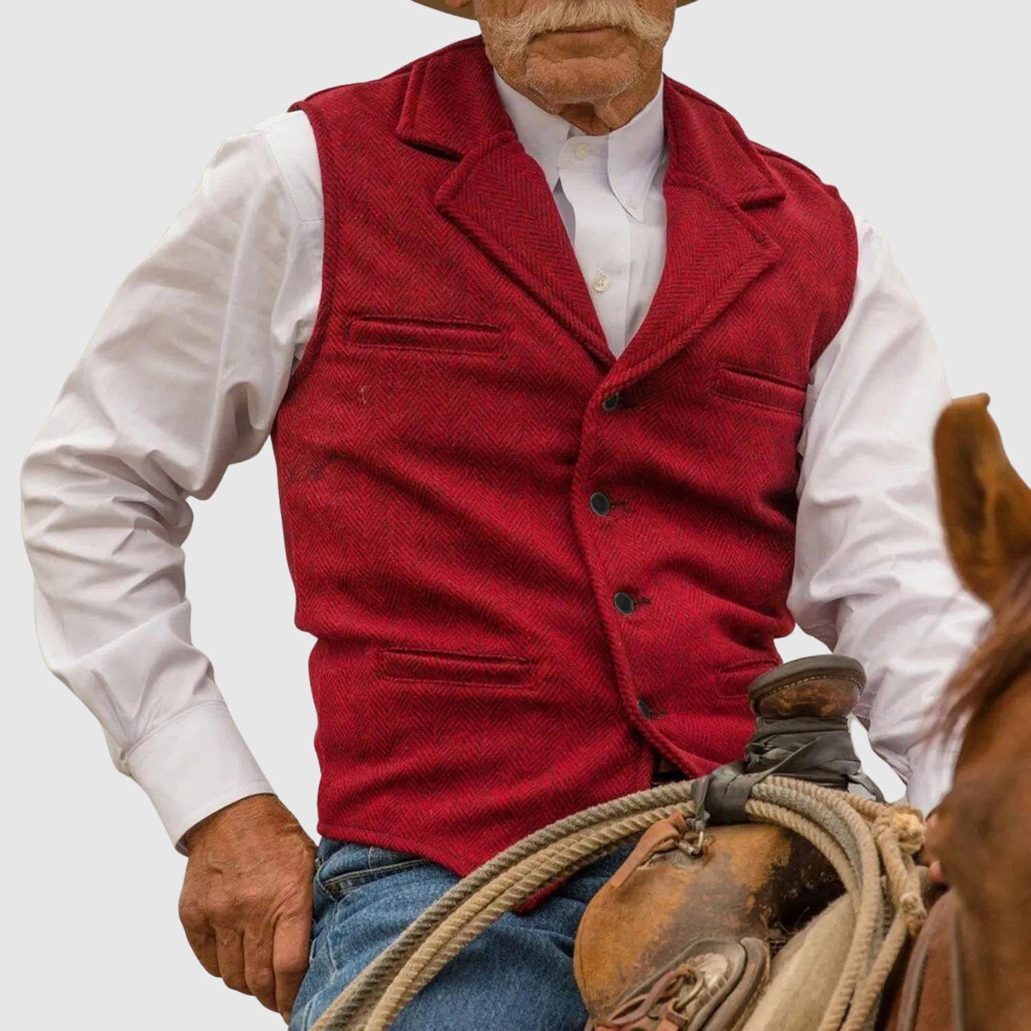Arthur | Gilet classique Essentielle Rouge S 