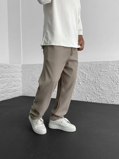 François - Pantalons en Spandex Côtelé Confort Essentielle 