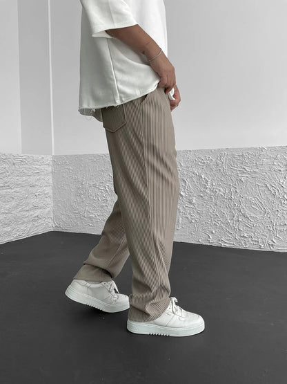 François - Pantalons en Spandex Côtelé Confort Essentielle 