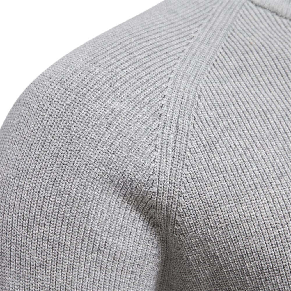 Leander - Pull demi-zip doublé Essentielle 