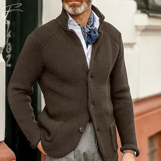 Raul | Gilet noué élégant Essentielle Marron S 