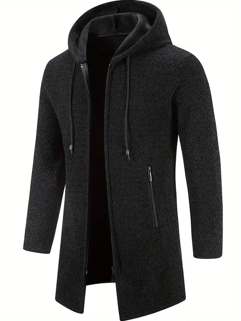 Tristan - Veste à capuche pour homme Essentielle Noire S 