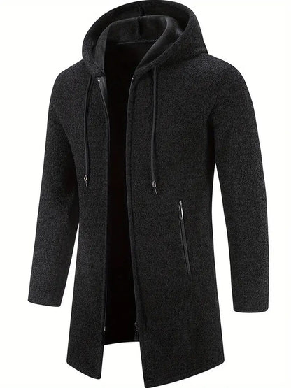 Tristan - Veste à capuche pour homme Essentielle Noire S 