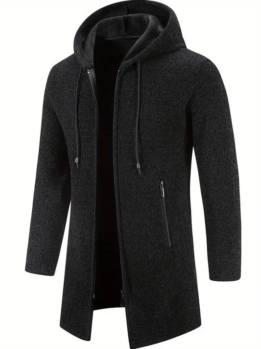 Tristan - Veste à capuche pour homme Essentielle Noire S 